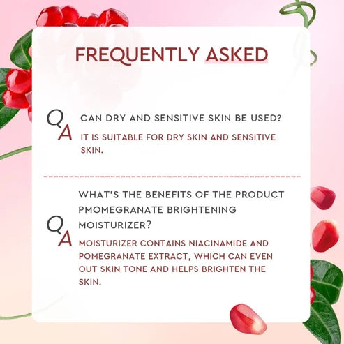 COMBO of Glad2Glow Pomegranate Serum 17g & Pomegranate Moisturizer 30g