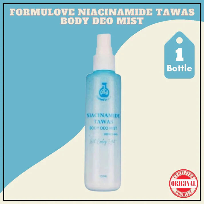 Formulove Niacinamide Tawas Body Deo Mist Antiperspirant 100ml