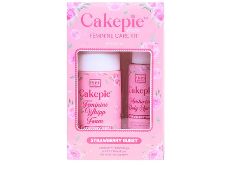 PSPH Beauty Cake Pie 2-in-1 Feminine Wash with Edible Spray - Strawberry Burst Flavor