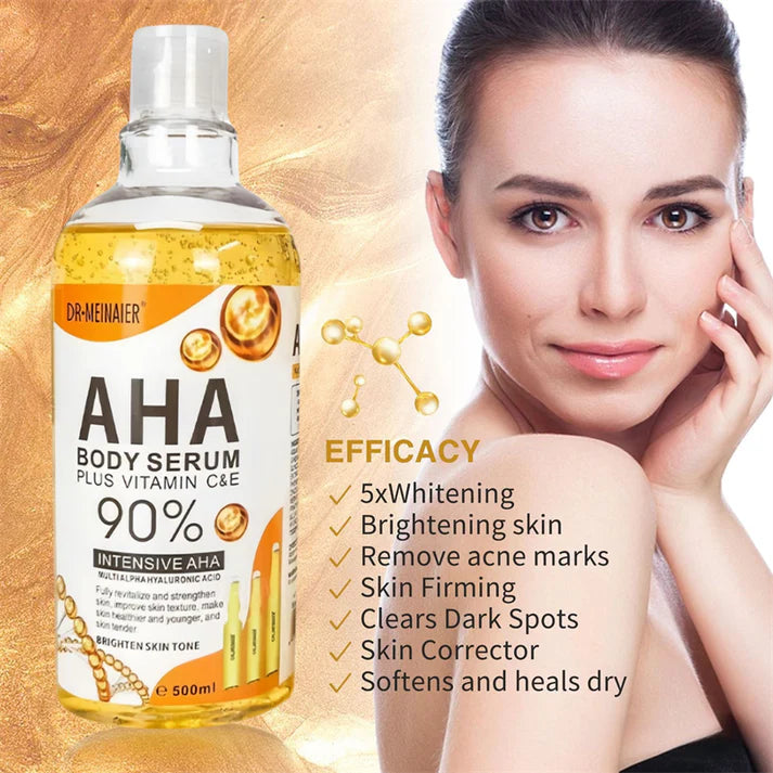 Dr Meinaier 90% Intensive AHA Body Serum Vitamin C & E 500ml