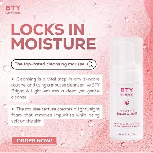 BTY Bright & Light Cleansing Mousse 100ml