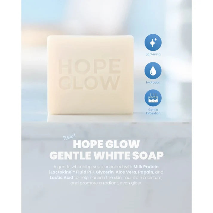 Luna Aura Hope Glow - Gentle White Soap ( 50g x 3 Bars)