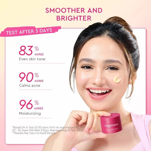 Glad2Glow Peach Retinol Lightweight Moisturizer 30g