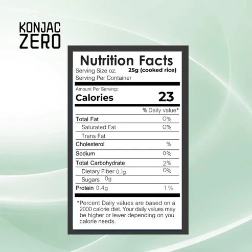 10pcs of Luxe Slim Konjac Zero Shirataki Dry Rice 80g