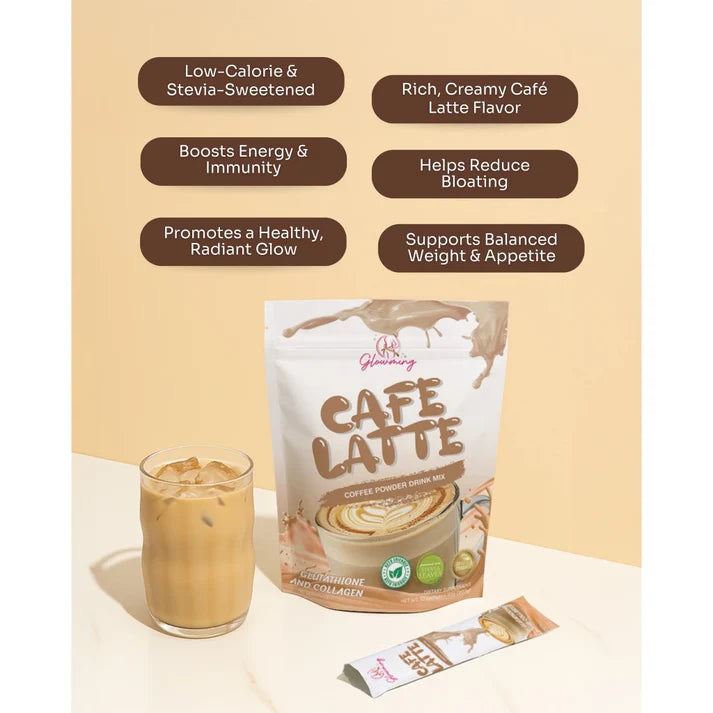 Glowming Shape Cafe Latte Coffee Drink 10's