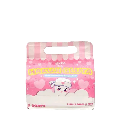 SHAHA BEAUTY Hakuji Gluta Soap 3 Bars x 70g