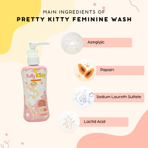 Pretty Jin Kitty Feminine Wash 100ml