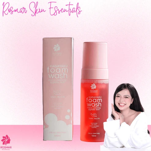 Rosmar Skin Essentials Kagayaku Foam Wash Micro Peeling &amp; Glass Skin