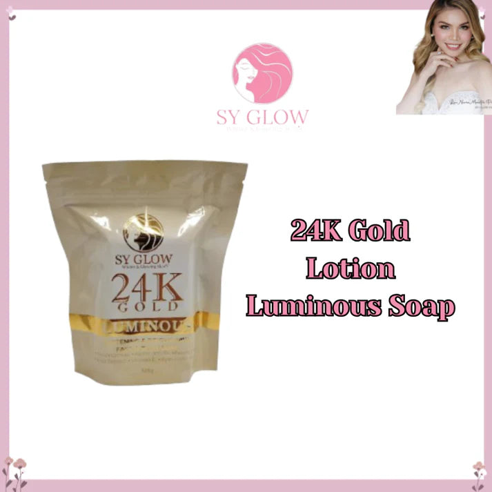 24K Gold Luminous Whitening and Brightening Face and Body Soap 125g