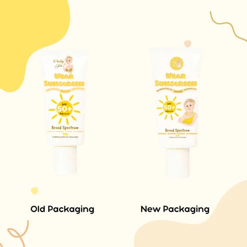 Pretty Jin New Improved Formula Wear Sunscreen SPF 50+ PA++++ 50g