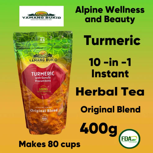 Yamang Bukid Turmeric 10 in 1 Herbal Tea Powder – 400g