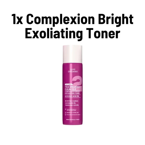 SET of LUXE ORGANIX DermaPRO TXA Melasma Cream, Toner & Serum 30g