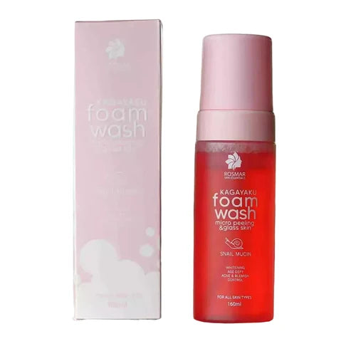 Rosmar Skin Essentials Kagayaku Foam Wash Micro Peeling &amp; Glass Skin