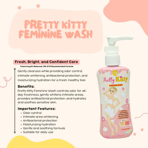 Pretty Jin Kitty Feminine Wash 100ml
