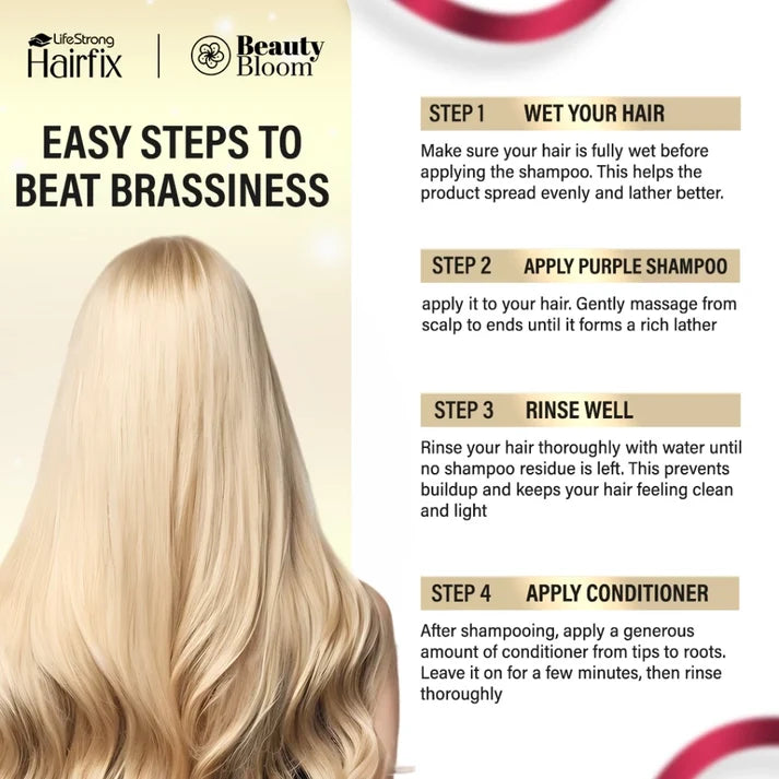 Hairfix Beat The Brass Purple Conditioner 280ml