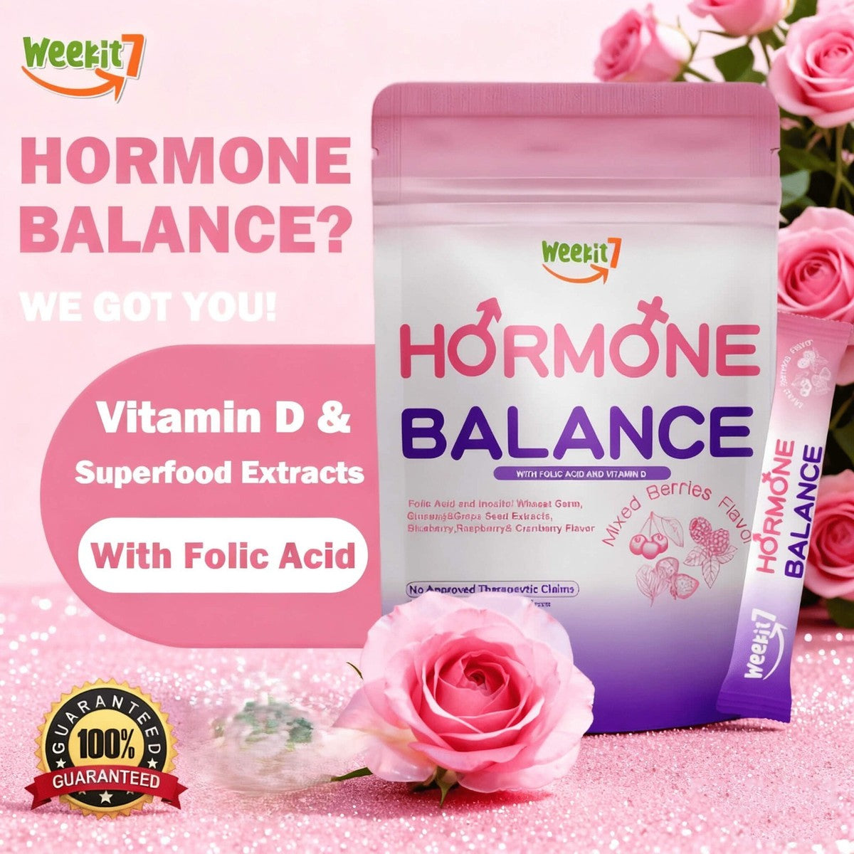 WeeKit7 hormone Balance Supplement 7 Sachets