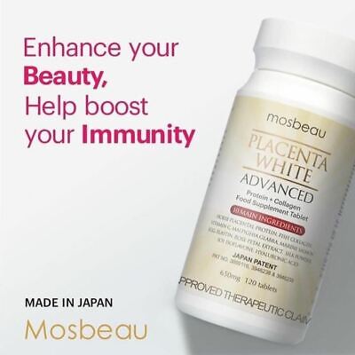 Mosbeau Placenta White Advanced Supplement 60 tablets