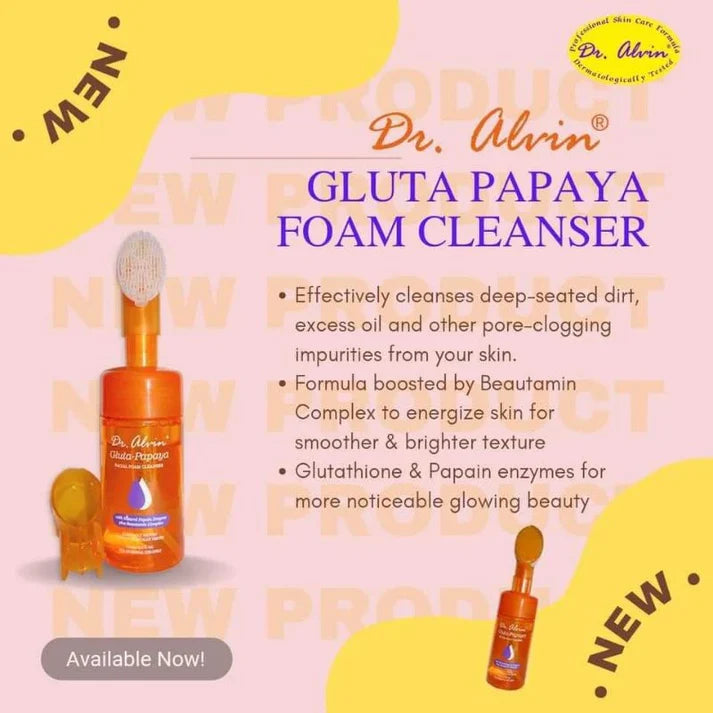 Dr Alvin Gluta-Papaya Facial Froam Cleanser 115ml