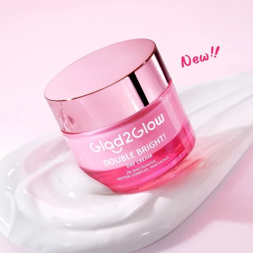 Glad2Glow Double Bright Day Cream Facial Moisturizer 30g