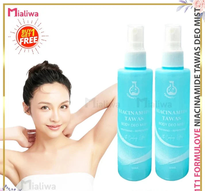 Formulove Niacinamide Tawas Body Deo Mist Antiperspirant 100ml