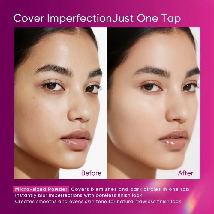 SKINTIFIC Cover Glow Perfect Pink Cushion Foundation - 02 IVORY