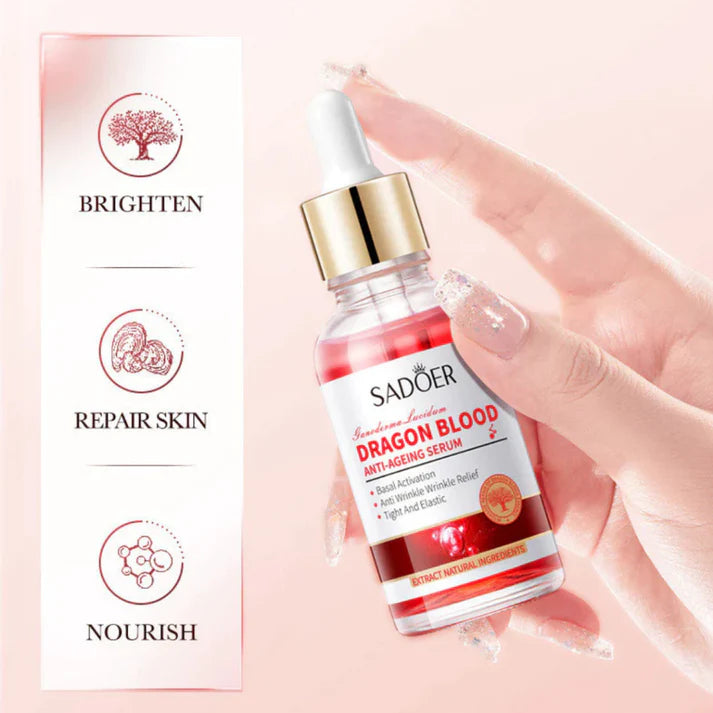COMBO: SADOER Dragon Blood Firming Serum 30ml & Dragon Blood Anti-Wrinkle Cream 50g