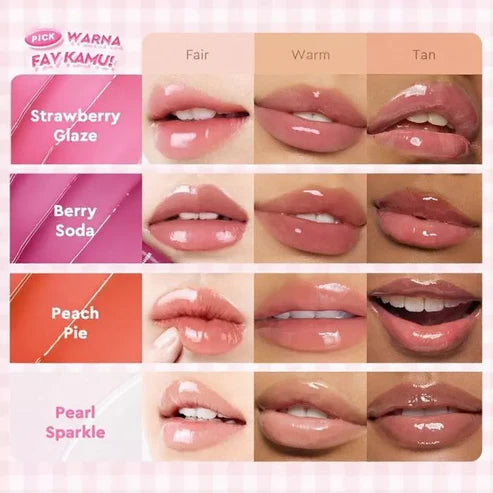 Glad2Glow Brightening Lip Serum- Berry Soda 7g