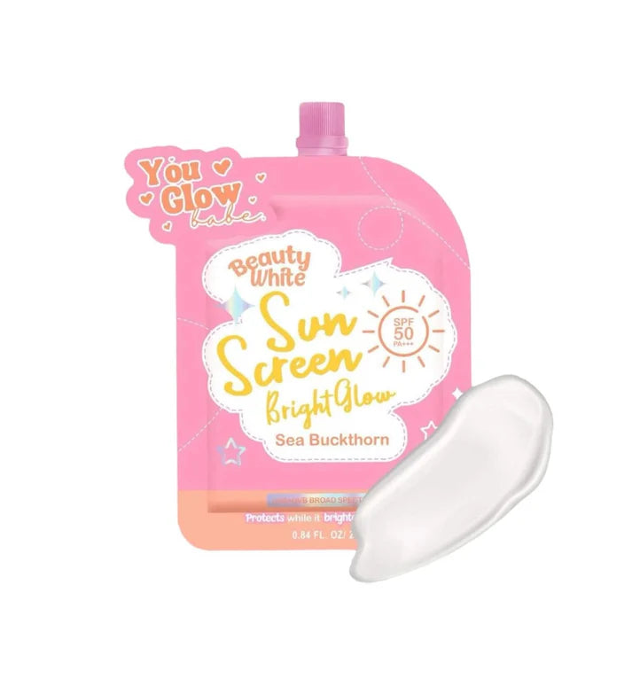 You Glow Babe Beauty White Sunscreen Bright Glow SPF 50 PA+++ 25g